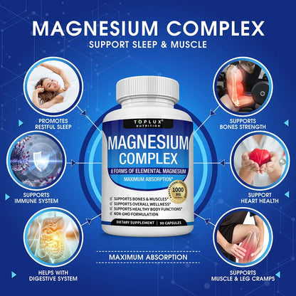 Maximum Absorption Magnesium for Restful Sleep