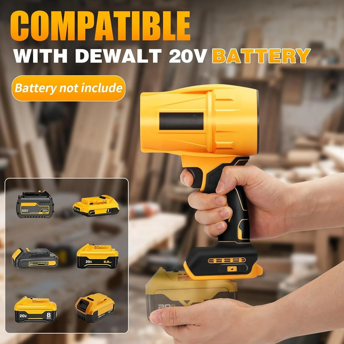 PowerMax Cordless Jet Fan Leaf Blower