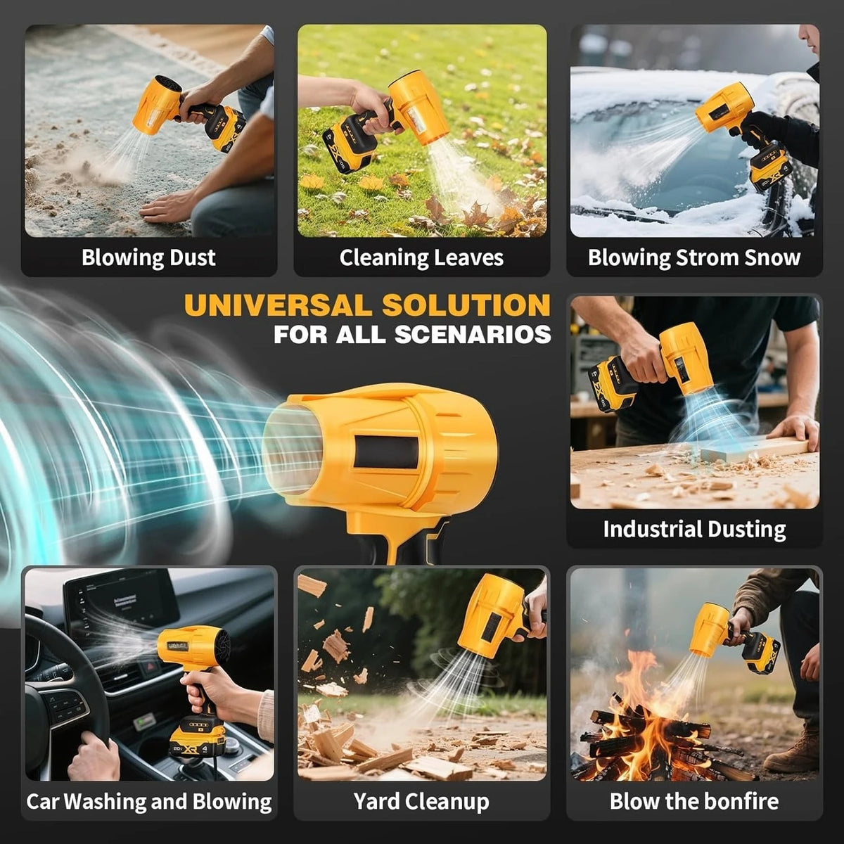 PowerMax Cordless Jet Fan Leaf Blower